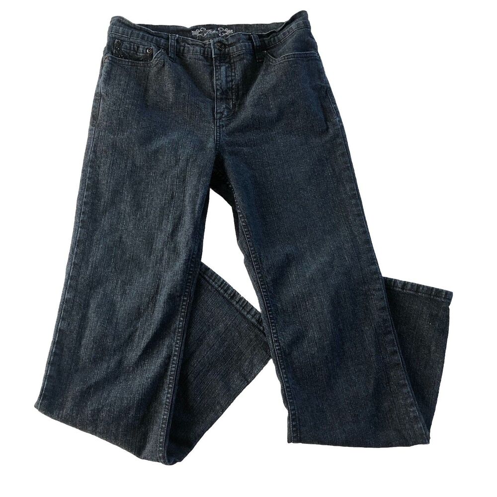 Zena Women’s Bootcut Jeans Embellished Vintage Retro Size 8